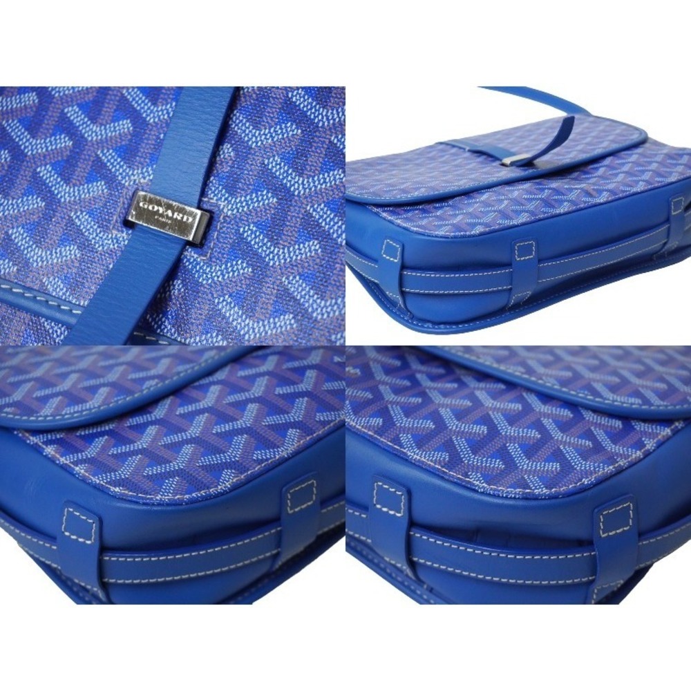 Goyard Belvedere Blue Shoulder PM Bag Leather - Picture 5 of 9
